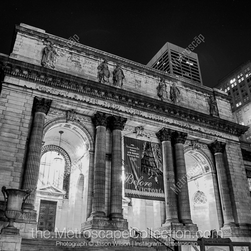 The New York Public Library -- New York City Black and White Photography