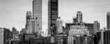 Panoramic The New Yorker and Empire State Building at Dusk Framed Photos