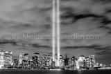 Horizontal The New York City Skyline on September 11 Photography