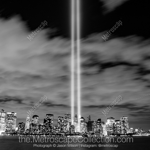 New York City Black and White Photography of The New York City Skyline on September 11 The New York City Skyline on September 11 -- New York City Black and White Photography