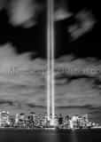 Vertical The New York City Skyline on September 11 Photography