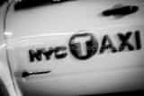 Horizontal A New York City Taxi Framed Photos