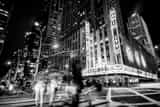 Horizontal Radio City Music Hall in New York City black and white Pictures