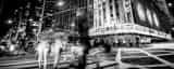 Panoramic Radio City Music Hall in New York City black and white Pictures