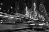 Horizontal Radio City Music Hall at Night black and white Pictures