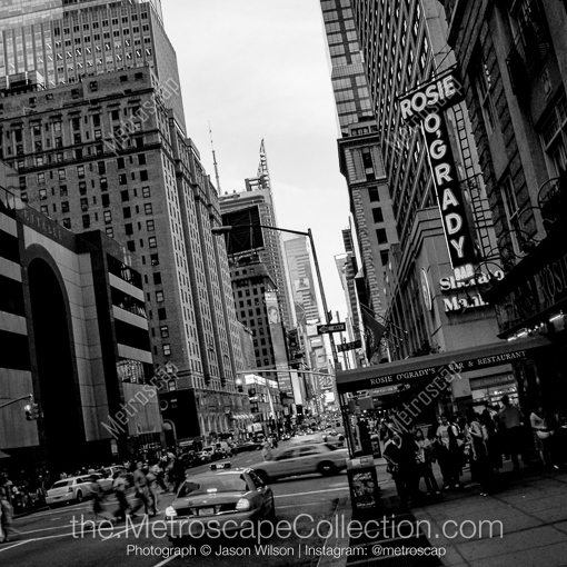 Rosie O'Grady's Bar and Restaurant -- New York City Black and White Photography