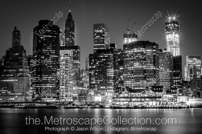 New York City Black and White Photos of The South Street Seaport and Manhattan Financial District The South Street Seaport and Manhattan Financial District -- New York City Black and White Photos
