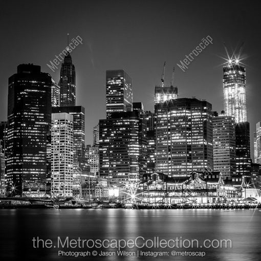New York City Black and White Photos of The South Street Seaport and Manhattan Financial District The South Street Seaport and Manhattan Financial District -- New York City Black and White Photos