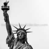 Square The Statue of Liberty Framed Photos