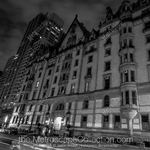 The Dakota -- New York City Black and White Photography