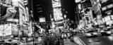 Panoramic The Times Square Cityscape at Night Framed Photos
