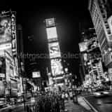 Square The Times Square Cityscape at Night Framed Photos