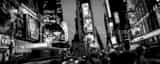 Panoramic The Times Square Cityscape at Dusk black and white Pictures