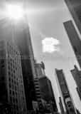Vertical A Single Cloud Floats Above Times Square Framed Photos