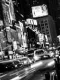 Vertical Times Square Traffic Framed Photos