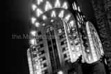 Horizontal The Top of the Chrysler Building at Night. Framed Photos