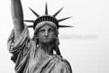 Horizontal The Torch of the Statue of Liberty Framed Photos