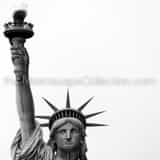 Square The Torch of the Statue of Liberty Framed Photos