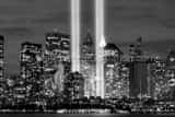 Horizontal The Light Beams from Lower Manhattan on the September 11 Anniversary Photography