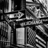 Square Wall Street at Broad and Exchange Place Framed Photos