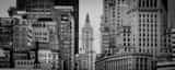 Panoramic The Woolworth Building in Manhattan Framed Photos