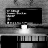 Square The Yankee Stadium 4 Train Station at 161st Street Photography