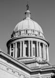 Vertical The Dome of the Oklahoma Capitol Framed Photos