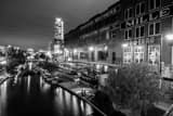 Horizontal Bricktown at Night Framed Photos