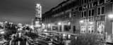 Panoramic Bricktown at Night Framed Photos