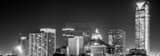 Panoramic The Oklahoma City Skyline at Night Framed Photos