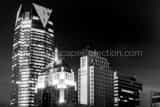 Horizontal The Oklahoma City Skyline at Night from Gaylord Framed Photos