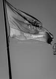 Vertical The Oklahoma Flag and Oil Derrik Framed Photos