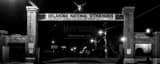 Panoramic The Oklahoma National Stockyards black and white Pictures