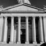 Square The Oklahoma State Capitol Building Entrance Framed Photos