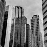 Square Park Avenue in Downtown Oklahoma City Framed Photos