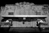 Horizontal The Santa Fe Amtrak Station in Downtown Oklahoma City black and white Pictures