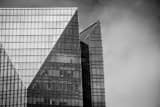 Horizontal The Top of the Devon Energy Tower black and white Pictures