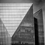 Square The Top of the Devon Energy Tower black and white Pictures