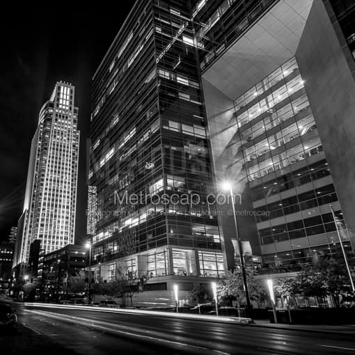 Omaha Black and White Photos of The 1st National Building and Union Pacific Building The 1st National Building and Union Pacific Building -- Omaha Black and White Photos