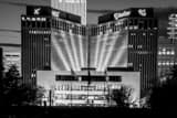 Horizontal The Dale Clark Library and Central Park Plaza Buildings Photography