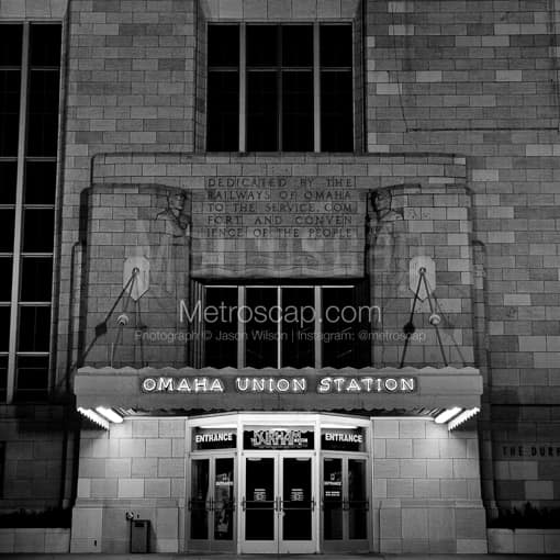 The Durham Museum -- Omaha Black and White Photography