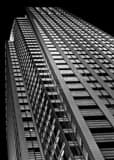 Vertical The First National Bank Building at Night black and white Pictures