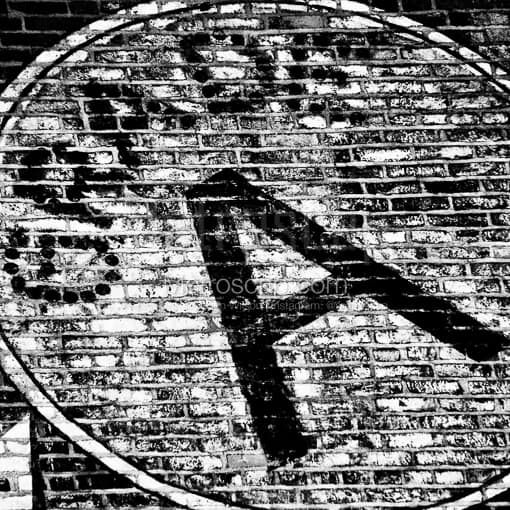 Grade A Stamp Mural -- Omaha Black and White Photography