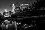 Horizontal The Omaha Skyline from the Leahy Mall Photography