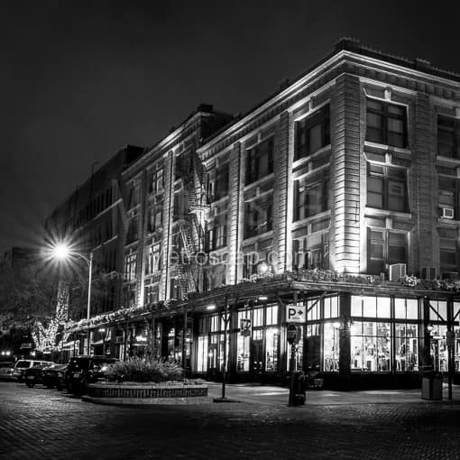 Omaha Old Market -- Omaha Black and White Photography
