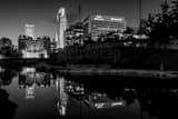 Horizontal The Omaha Skyline at Night from the Gene Leahy Mall Photography