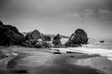 Horizontal Cape Ferelo Viewpoint black and white Photography