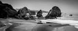 Panoramic Cape Ferelo Viewpoint black and white Photography