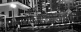 Panoramic A Train Races Through Downtown Orlando black and white Photos