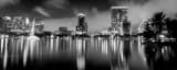 Panoramic Downtown Orlando from Lake Eola Framed Photos